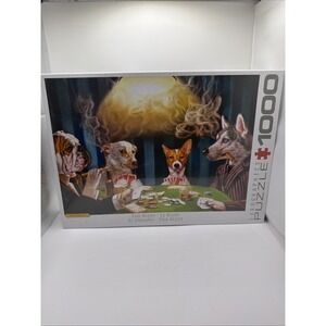 Eurographics‎ 1000 Piece Puzzle The Bluff Dogs Playing Poker Lucia Heffernan